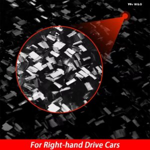 PERODUA MYVI 2017-2023 カーボンウィンドウリフトスイッチ コントロール パネル トリム カバー カー インテリア アクセサリー 装飾 ステッカー - Forged carbon RHD