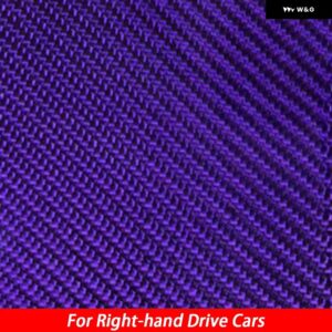 PERODUA MYVI 2017-2023 カーボンウィンドウリフトスイッチ コントロール パネル トリム カバー カー インテリア アクセサリー 装飾 ステッカー - Purple carbon RHD