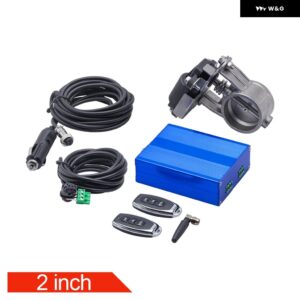 OBD2 2インチ/2.36インチ/2.5インチ/2.75インチ/3インチ真空 ポンプ 排気カットアウト電気 制御 バルブ キット リモコン とAPP 制御 付き - 2inch without OBD