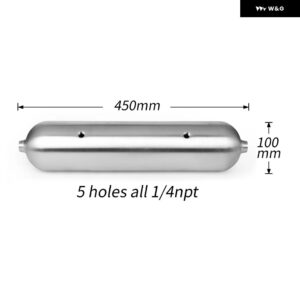 ポリッシュ 1 /1.5 /3 ガロン予定 アルミエアライザーバータンク エアライドサスペンション システム - 1 Gallon