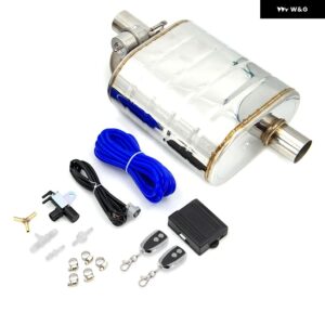 2インチ2.5インチ 3インチインチマフラー ダンプ バルブ ステンレス 電気排気カットアウト リモコンセット OBD コントロール - 70MM with control