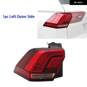 リア バンパー テール ブレーキライト ウィンカーライト VW ティグアン 2017-2021 - 1pc Left Outer Side