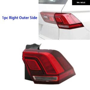 リア バンパー テール ブレーキライト ウィンカーライト VW ティグアン 2017-2021 - 1pc Right Outer Side