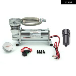 手動ウォータートラップオイルと水の分離器/ フィルター PENUMATIC DC 12V 480C 200PSI 1/4OR3/8NPT エアサスペンションコンプレッサー ポンプ 付き - 1-4NPT Silver