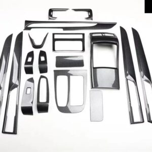 GAC GS5 2019-21 22 アクセサリードア ウィンドウリフター スイッチ コントロール パネル カバー トリム カーボンパターンギア パネル - Carbon Pattern B