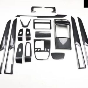 GAC GS5 2019-21 22 アクセサリードア ウィンドウリフター スイッチ コントロール パネル カバー トリム カーボンパターンギア パネル - Carbon Pattern A