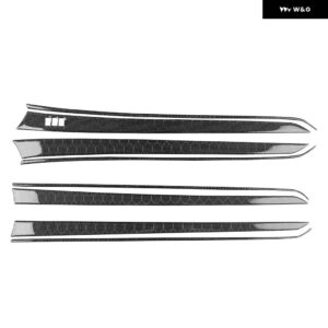 インフィニティ G35 G37 G25 六角ハニカム カーボンインナードアシート メモリ パネル 装飾 ストリップカーアクセサリー ステッカー - Honeycomb CarbonLHD