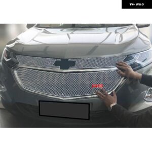 シボレー ステンレス メッシュメッシュフロントボトム グリル モールドカバー 装飾 アクセサリー エクイノックス 2017-2019 - 3 PCS