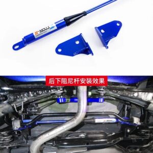 VW ゴルフ VII MK7 MK7.5 MK8 2014-21 ダンピングソフトスウェイバーアクセサリーバランスバー - 2014-2021 rear