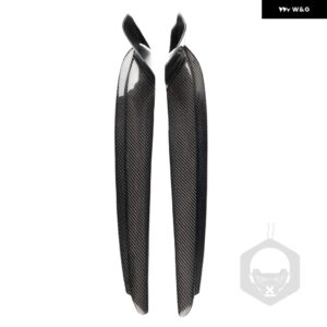 シェポル 911 992 カレラ 2019-2022 カーボンフロントリップエアインレット風ブレード トリム カバー レトロフィット 装飾 アクセサリー - 2 pcs