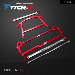 スズキ サスペンション ストラットバー スイフト 05-19 カー スタイリング アクセサリー スタビライザーバー 合金 バー テンションロッド - 12-19 red 6PCS