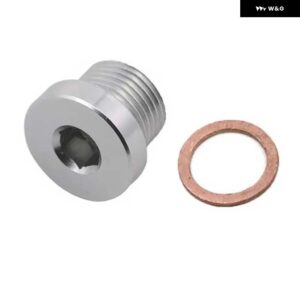 18X1.5MM 磁気 エンジン オイルドレン プラグ ポルシェ 911 986 996 997 ボクスター ビレット アルミ 4色 - Silver