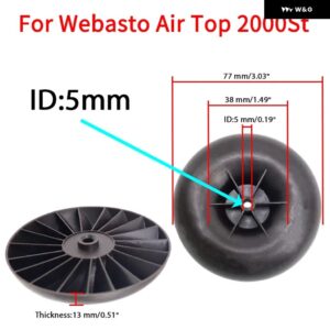 2KW 5KW ブロワーファンモーターアクセサリキット EBERSPACHER AIRTRONIC D2 D4 D4S WEBASTO AIR TOP 2000ST WEBASTO 5000/3500 - Webasto Inner ID 5MM
