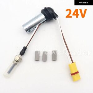 12V/24V 車用ヒーター グロープラグ エア パーキング ヒーターキット ストレーナー+グロープラグ+レンチ 252070011100 252069011300 車 トラック VAN ボート - 24V Assembly B