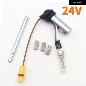 12V/24V 車用ヒーター グロープラグ エア パーキング ヒーターキット ストレーナー+グロープラグ+レンチ 252070011100 252069011300 車 トラック VAN ボート - 24V Assembly C