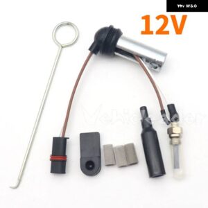 12V/24V 車用ヒーター グロープラグ エア パーキング ヒーターキット ストレーナー+グロープラグ+レンチ 252070011100 252069011300 車 トラック VAN ボート - 12V Assembly F