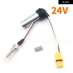 12V/24V 車用ヒーター グロープラグ エア パーキング ヒーターキット ストレーナー+グロープラグ+レンチ 252070011100 252069011300 車 トラック VAN ボート - 24V Assembly A