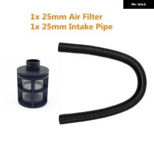 25MMエアインテーク フィルター サイレンサー 燃焼エア パイプ ダクト パイプ クランプカーヒーターWEBASTO EBERSPACHERディーゼル パーキング ヒーター - Assembly 2