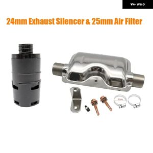 25MMエアインテーク フィルター サイレンサー 燃焼エア パイプ ダクト パイプ クランプカーヒーターWEBASTO EBERSPACHERディーゼル パーキング ヒーター - Assembly 3