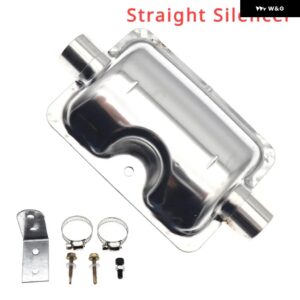 25MMエアインテーク フィルター サイレンサー 燃焼エア パイプ ダクト パイプ クランプカーヒーターWEBASTO EBERSPACHERディーゼル パーキング ヒーター - Straight Silencer