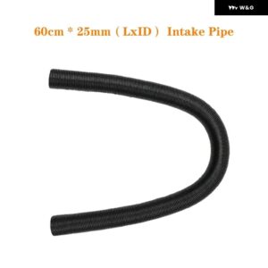25MMエアインテーク フィルター サイレンサー 燃焼エア パイプ ダクト パイプ クランプカーヒーターWEBASTO EBERSPACHERディーゼル パーキング ヒーター - 60cm x 25mm Pipe