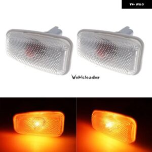 1/2個 12V サイド マーカーライト バルブ リピーターランプ インジケーター プジョー 406 1999-03 車部品 ウィンカーライト - 2pcs