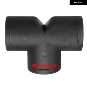 42MM/90MM/60MM/75MM エアベント ダクト T Y L ピース エルボ パイプ アウトレット 排気コネクタ ジョイナー WEBASTO ディーゼル パーキング ヒーター - T 90mm