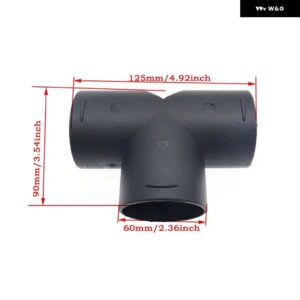 42MM/90MM/60MM/75MM エアベント ダクト T Y L ピース エルボ パイプ アウトレット 排気コネクタ ジョイナー WEBASTO ディーゼル パーキング ヒーター - T-60mm