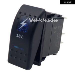 12/24V 防水 LED カースイッチ ボート トラック ライト トグルスイッチ バー スタイル ブルー トグルロッカー リバース リアライトスイッチ X 1 - 12V