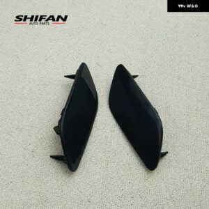 4G0955275H 4G0955276H フロント バンパー ヘッドライト ヘッドランプ ウォッシャー ジェットスプレーノズルカバー キャップ アウディ A6 2015-2018 - Left and Right