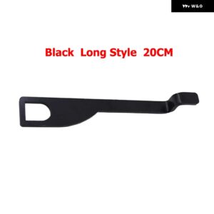10/20CM テールゲート バーンドア スタンド オフ ホルダー フレッシュ エアベント ロック 延長 フック カーアクセサリー VW T4 T5 T6 - 20cm Long Style BK