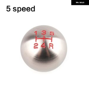 5/6速 マニュアル ギア M10X1.5 シフト ノブ ボール シフター レバー ハンドル スレッド ホンダ / シビック /フィット/シティ FD2 FN2 EP3 CRV - 5 speed