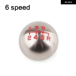 5/6速 マニュアル ギア M10X1.5 シフト ノブ ボール シフター レバー ハンドル スレッド ホンダ / シビック /フィット/シティ FD2 FN2 EP3 CRV - 6 speed