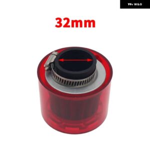 32/35/38/42/48-50MMベンドエルボ/ストレート オートバイ バイク オートバイ バイク エア フィルター クリーナー 50CC-250CC ATVピットダート オートバイ バ - Red Stright 32 mm