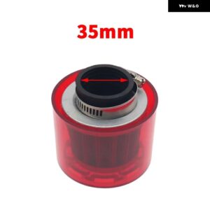 32/35/38/42/48-50MMベンドエルボ/ストレート オートバイ バイク オートバイ バイク エア フィルター クリーナー 50CC-250CC ATVピットダート オートバイ バ - Red Stright 35 mm