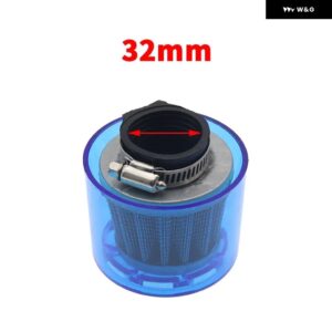 32/35/38/42/48-50MMベンドエルボ/ストレート オートバイ バイク オートバイ バイク エア フィルター クリーナー 50CC-250CC ATVピットダート オートバイ バ - Blue Stright 32 mm