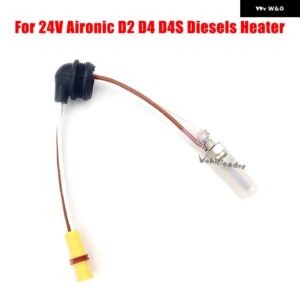 12V / 24V グローピン グローピンプラグ セラミック 1000-8000KVA EBERSPACHER AIRTRONIC D2 D4 D4S ディーゼルヒーター レンチ付き 252070011100 - Glow plug 24V