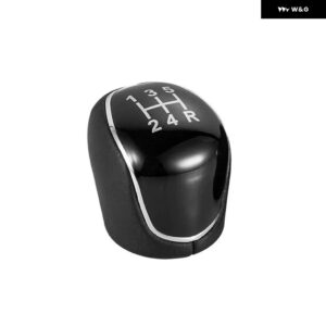 5/6速カーレザー ギア シフト ノブ フォード モンデ??オ4 MK4 フォーカス S-MAX C-MAXクーガギャラクシー シフター レバー アームヘッドボールカーアクセス - 5 Speed Black