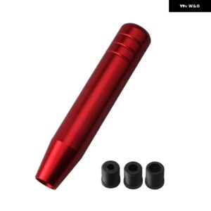 18CM 車用 汎用 ギア シフト ノブ MTギアスティック レバー シフター ノブハンドル アルミ製 延長 ギア シフター ギアヘッドノブ マニュアル - 18cm red
