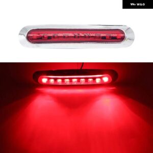 12V/24V 9 LED トラック 防水 サイド マーカーライト サイドライトウィンカーライトバンキャラバン トラック トレーラークリアランスライト - Large Size Red
