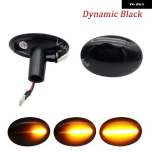 2個 12V 流れるサイドリピーターランプ ダイナミックサイド マーカーライト インジケーター BMW MINI COOPER R55 R56 R57 R58 R59 CL-R56-LSM-SM - Dynamic black
