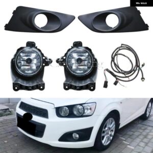 シボレー 1セット AVEO ソニック 2011 2012 2013 フォグランプ フレームグリル フロントバンパー 駆動フォグランプ カスタムパ
