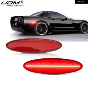 シボレー 2個 車リアサイドマーカー ライト 1997-2004 コルベット C5 ドライビングライト /パーキングライト レッド 1652353