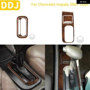 シボレー インパラ 2001/04/01 アクセサリー木目調プラスチック車内中央制御ギアパネルトリム ステッカー カスタムパーツ アクセサリー 交