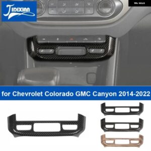 シボレー 緊急灯ランプ スイッチパネル 装飾 カバー コロラド GMC キャニオン 2014-2022 カーアクセサリー カスタムパーツ アクセサ