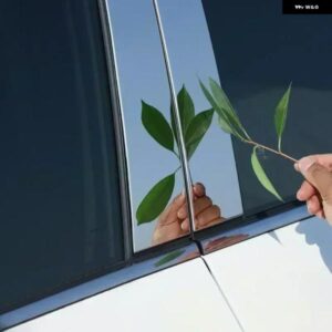 シボレー 8個 ピラーポストトリム 装飾 デカール トラック ス 2013-2020 2021 2022 ドア窓列外装ステッカー カスタムパーツ