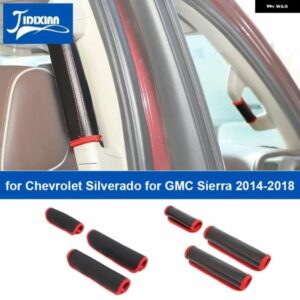 シボレー ドアサイドトップハンドルカバー シルバラード GMC シエラ 2014-18 インテリアアクセサリー カスタムパーツ アクセサリー 交換