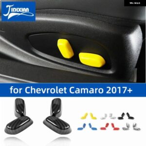 シボレー 車内シート調整ボタン 装飾 カバー カマロ 2017-24 アップ カスタムパーツ アクセサリー 交換用部品 互換品