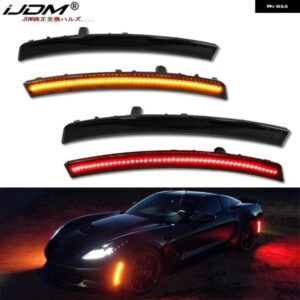 シボレー フル LED ストリップ フロント リアサイドマーカー ライト 2014-19 C7 コルベット ウィンカーライト OEM サイドマーカ