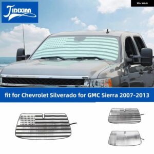 シボレー シルバラード GMC シエラ 2007-13 フロントガラス サンシェードカバー カスタムパーツ アクセサリー 交換用部品 互換品